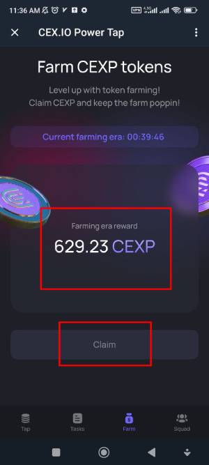 فارم در ارز دیجیتال و ربات تلگرامی cex.io