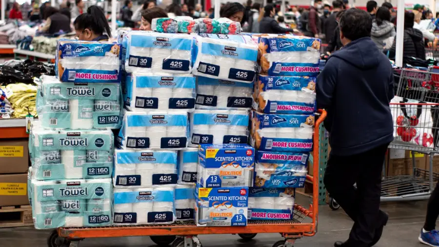 هجوم خرید دستمال توالت در آمریکا